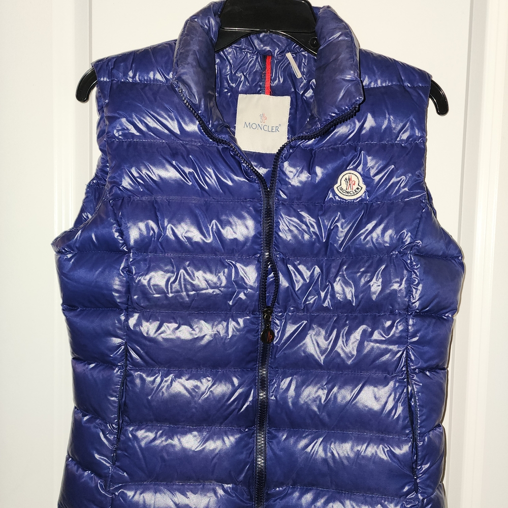 Moncler Blue Puffer Vest